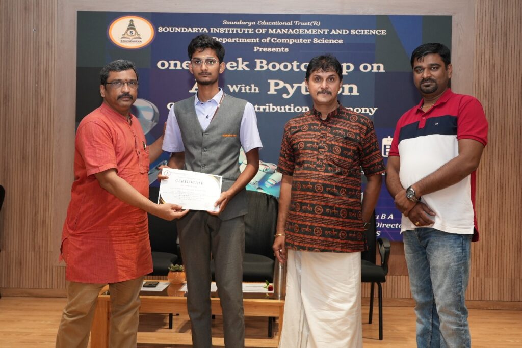Certificate Distribution Ceremony – AI with Python Bootcamp
